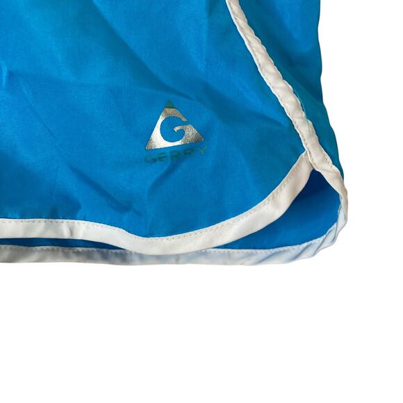 Gerry Swim Shorts Girls Size 16 Light Blue White Stripe - Picture 6 of 11